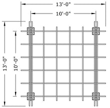 Load image into Gallery viewer, Pergola Kit - Freestanding - 10' x 10'
