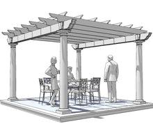 Load image into Gallery viewer, Architectural Plans - Freestanding Pergola - 12' x 12'