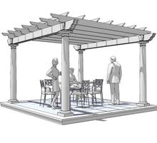 Load image into Gallery viewer, Pergola Kit - Freestanding - 12' x 12'