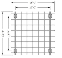 Load image into Gallery viewer, Pergola Kit - Freestanding - 12' x 12'