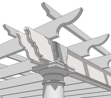 Load image into Gallery viewer, Architectural Plans - Freestanding Pergola - 13' x 13'