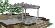 Load image into Gallery viewer, Architectural Plans - Freestanding Pergola - 13' x 13'
