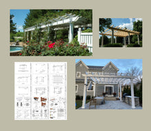 Load image into Gallery viewer, Custom Architectural Plans for a Pergola
