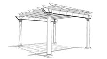 Load image into Gallery viewer, Architectural Plans - Freestanding Pergola - 13' x 13'