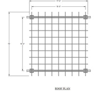 Load image into Gallery viewer, Architectural Plans - Freestanding Pergola - 16' x 16'