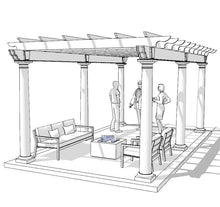 Load image into Gallery viewer, Pergola Kit - Freestanding - 10&#39; x 20&#39;
