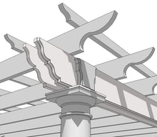 Load image into Gallery viewer, Architectural Plans - Freestanding Pergola - 16&#39; x 16&#39;
