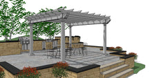 Load image into Gallery viewer, Architectural Plans - Freestanding Pergola - 13&#39; x 13&#39;
